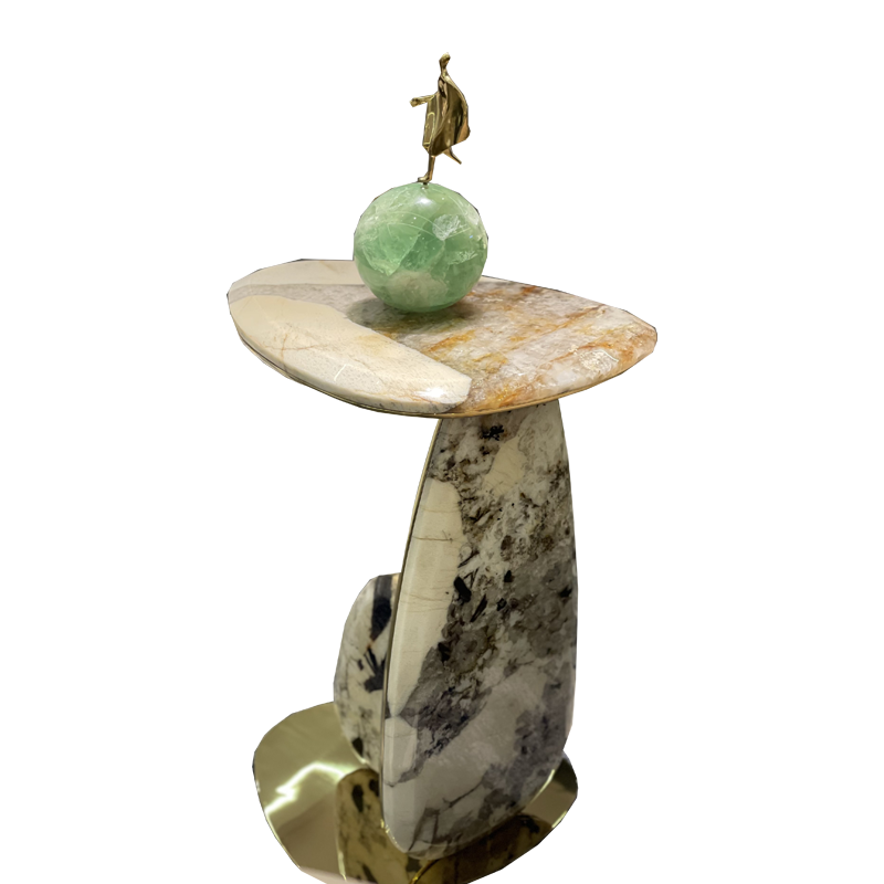 意式轻奢大理石边几