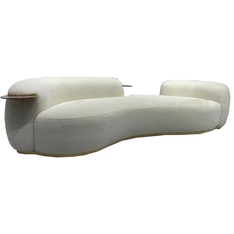 轻奢创意弧形豌豆沙发