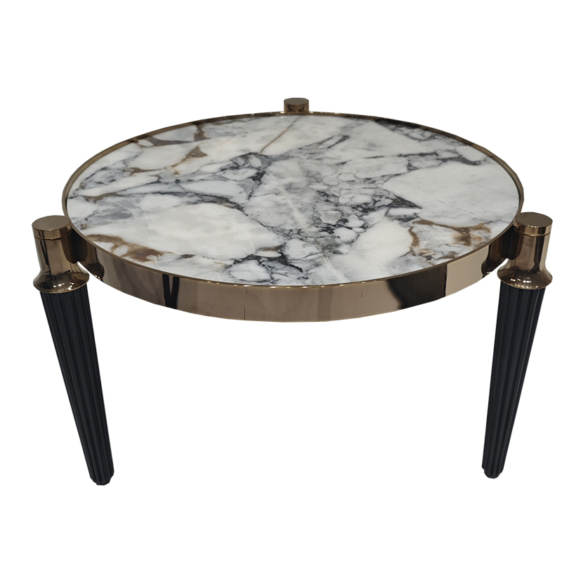 意式轻奢大理石茶几